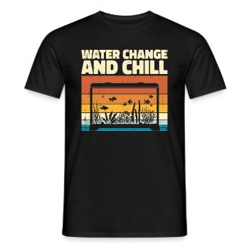 Aquarium - T-shirt homme - noir - Devant - AI Model Male 178 light (178cm)