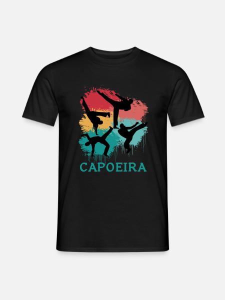 Capoeira Retro - Men's T-Shirt - black