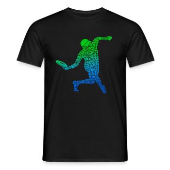 Disc Golf Disc Golf Sport Disc Golfeur Homme - T-shirt homme - noir - Devant - AI Model Male 178 light (178cm)