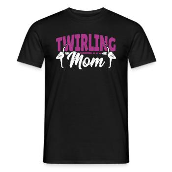 Bâton Twirling Bâton Twirler cadeau - T-shirt homme - noir - Devant - AI Model Male 178 light (178cm)