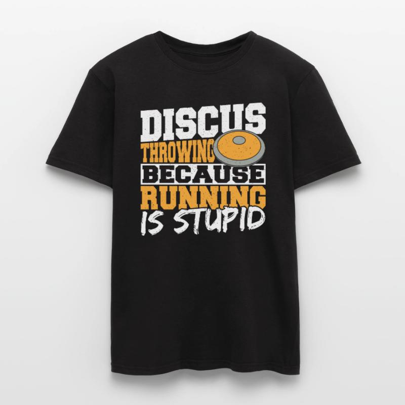 Diskuswerfen Diskuswerfer Geschenk Männer T-Shirt