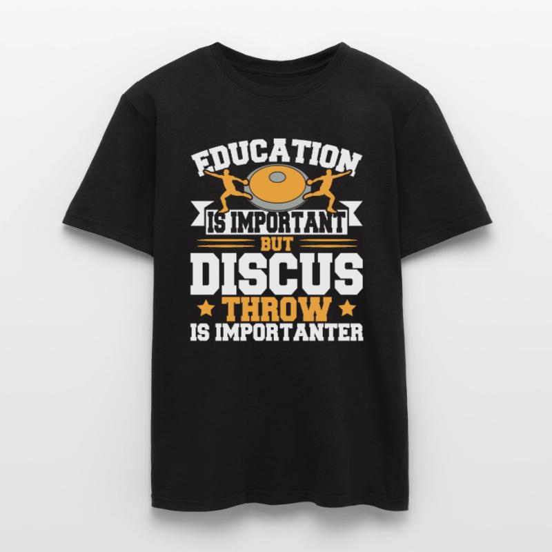 Diskuswerfen Diskuswerfer Geschenk Männer T-Shirt