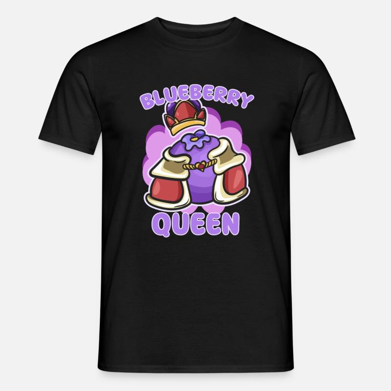 Blaubeere - Männer T-Shirt - Schwarz