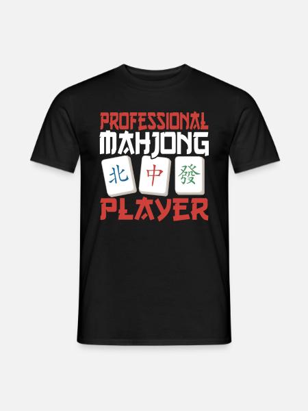 Gift for Mahjong Fans - Men's T-Shirt - black