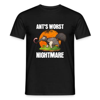 Dear Anteater Gift - Men's T-Shirt - black - Front - AI Model Male 178 light (178cm)
