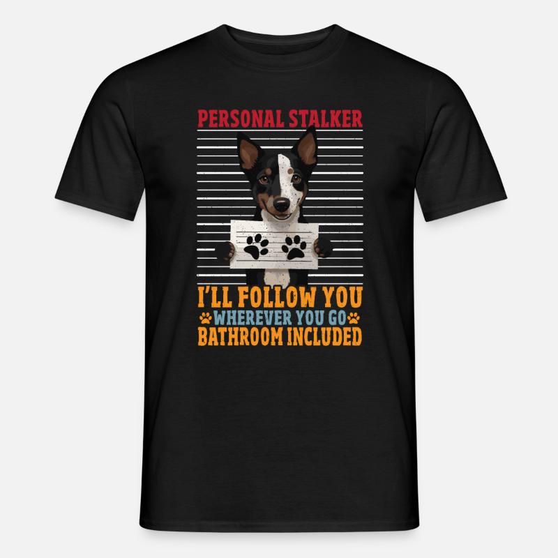 Kelpie-Hund-Geschenk - Männer T-Shirt - Schwarz