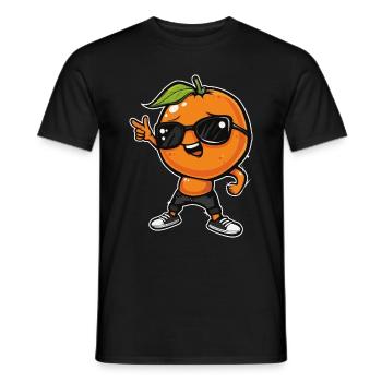 Clémentine Dabbing - T-shirt homme - noir - Devant - AI Model Male 178 light (178cm)