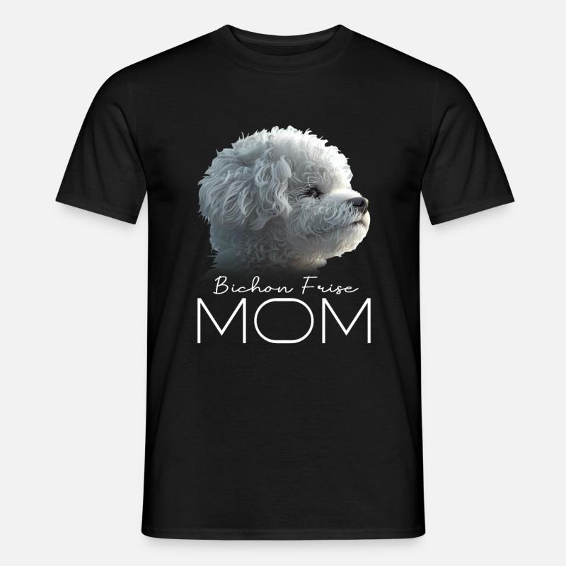 Bichon Frise äiti - Miesten T-paita - musta