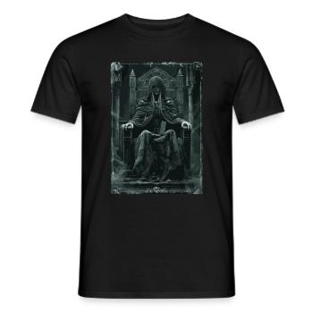 Die Hohepriesterin Tarot - Männer T-Shirt - Schwarz - Vorne - AI Model Male 178 light (178cm)