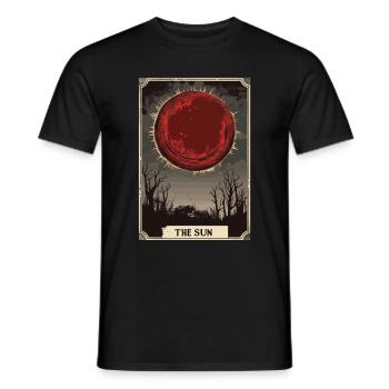 Die Sonne Tarot - Männer T-Shirt - Schwarz - Vorne - AI Model Male 178 light (178cm)