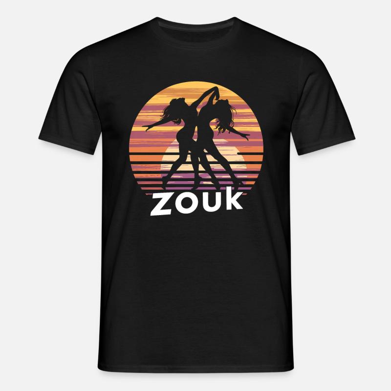 Zouk Dance Gift - Men's T-Shirt - black