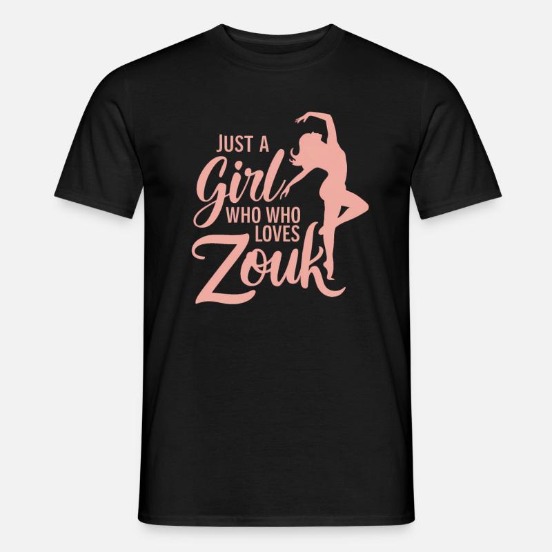 Zouk-Tanz-Geschenk - Männer T-Shirt - Schwarz
