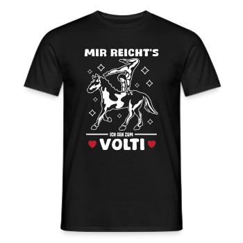 Loves Horse Vaulting Gift - Men's T-Shirt - black - Front - AI Model Male 178 light (178cm)