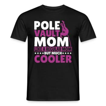Pole Vaulter Gift - Men's T-Shirt - black - Front - AI Model Male 178 light (178cm)