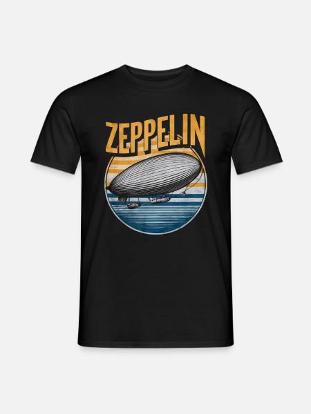Luftschiff Zeppelin Geschenk - Männer T-Shirt - Schwarz