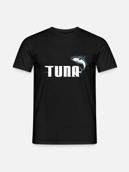 Thunfisch - Männer T-Shirt - Schwarz