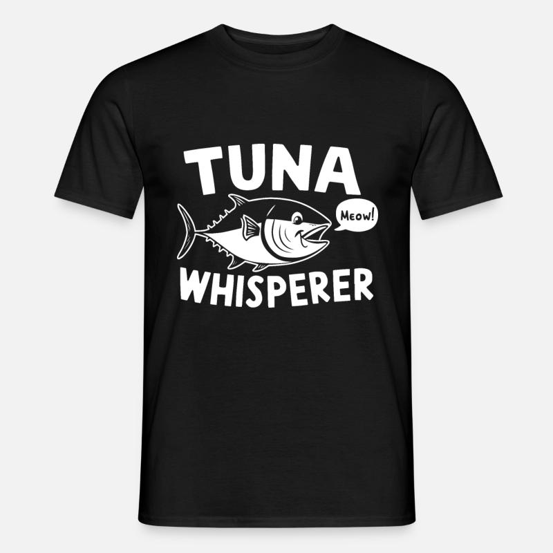 Thunfisch - Männer T-Shirt - Schwarz