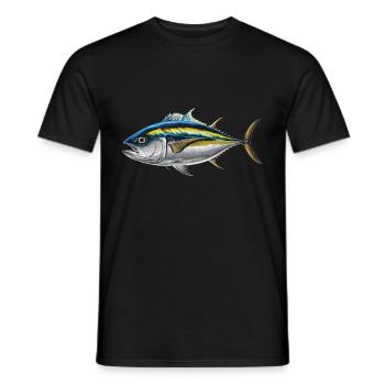 Thunfisch - Männer T-Shirt - Schwarz - Vorne - AI Model Male 178 light (178cm)
