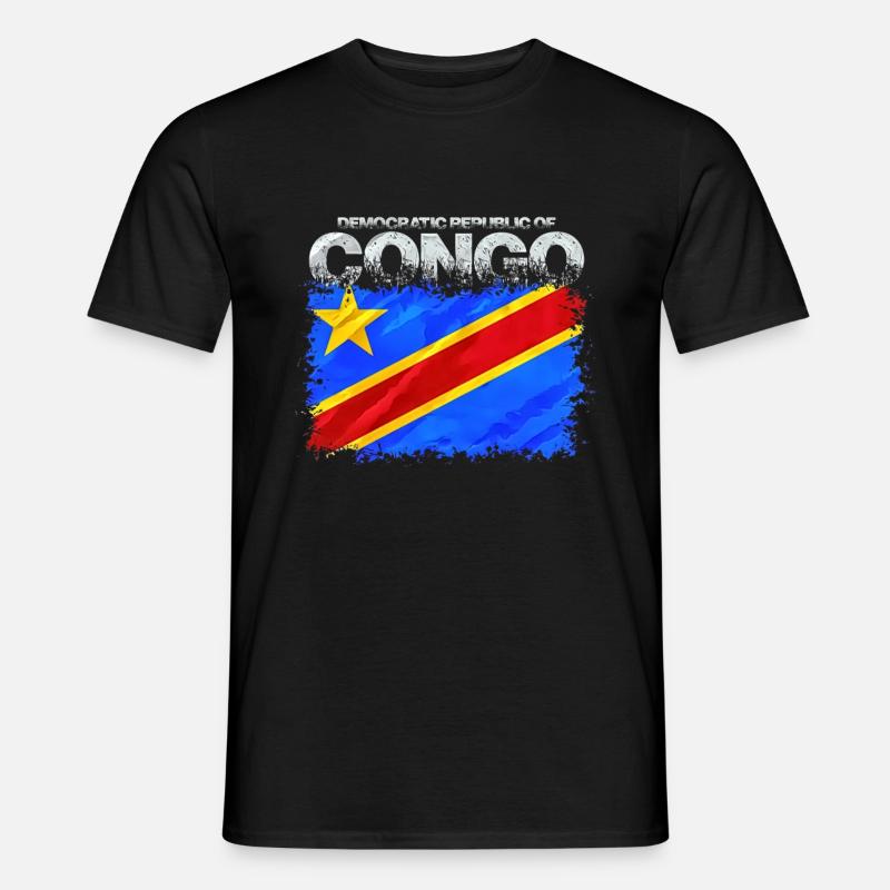 Kongo - Männer T-Shirt - Schwarz