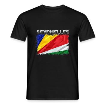 Seychelles - Men's T-Shirt - black - Front - AI Model Male 178 light (178cm)