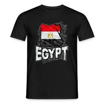 Egypt - Men's T-Shirt - black - Front - AI Model Male 178 light (178cm)