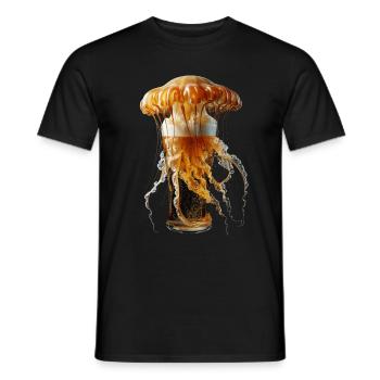 Méduse - T-shirt homme - noir - Devant - AI Model Male 178 light (178cm)