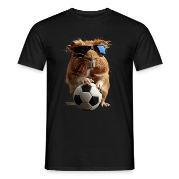Meerschweinchen - Männer T-Shirt - Schwarz - Vorne - AI Model Male 178 light (178cm)