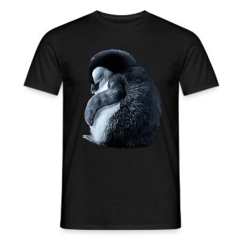 Penguin - Men's T-Shirt - black - Front - AI Model Male 178 light (178cm)