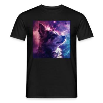 Chien - T-shirt homme - noir - Devant - AI Model Male 178 light (178cm)