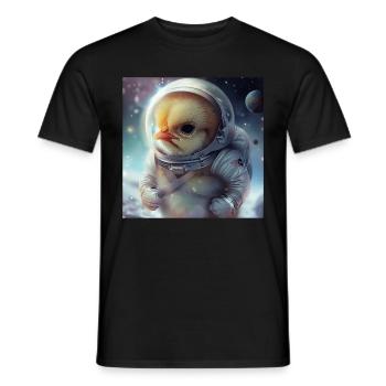 Huhn - Männer T-Shirt - Schwarz - Vorne - AI Model Male 178 light (178cm)