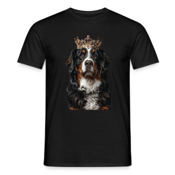Bouvier bernois - T-shirt homme - noir - Devant - AI Model Male 178 light (178cm)