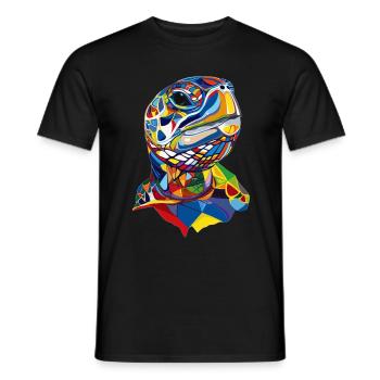 Tortue - T-shirt homme - noir - Devant - AI Model Male 178 light (178cm)