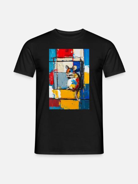 Siebenschläfer - Männer T-Shirt - Schwarz