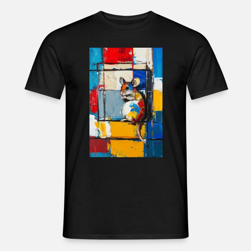 Siebenschläfer - Männer T-Shirt - Schwarz