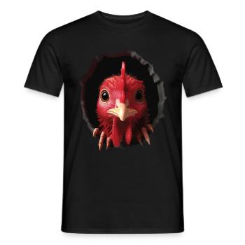 Truthahn - Männer T-Shirt - Schwarz - Vorne - AI Model Male 178 light (178cm)