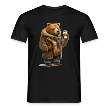 Porter - T-shirt homme - noir - Devant - AI Model Male 178 light (178cm)