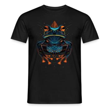 Frog - Men's T-Shirt - black - Front - AI Model Male 178 light (178cm)