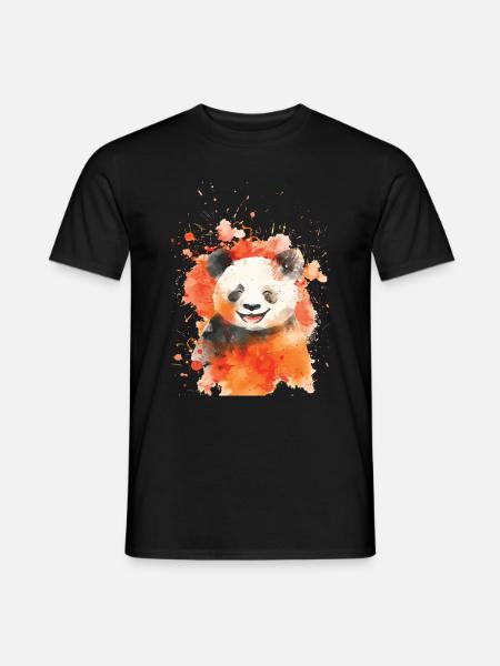 Panda - Men's T-Shirt - black