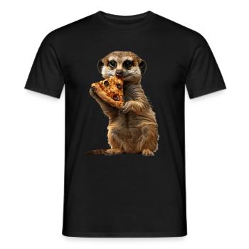 Suricate - T-shirt homme - noir - Devant - AI Model Male 178 light (178cm)