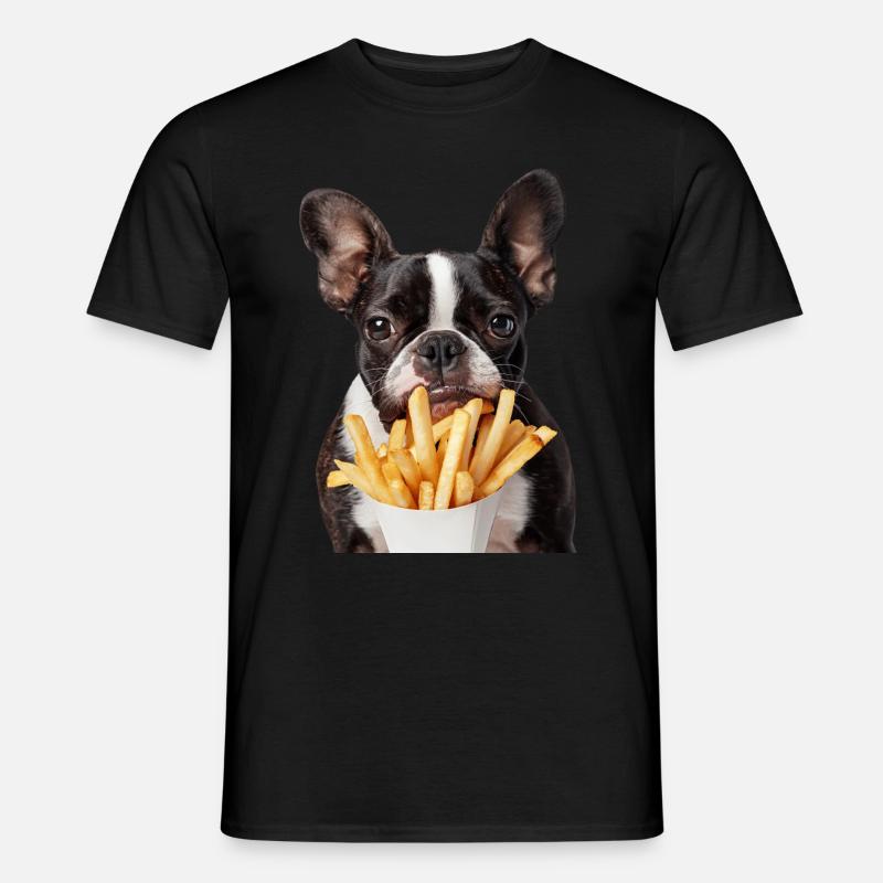 Boston Terrier - Männer T-Shirt - Schwarz