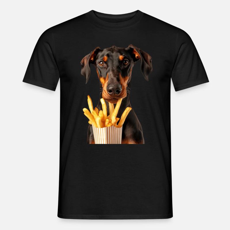 Dobermann - Männer T-Shirt - Schwarz