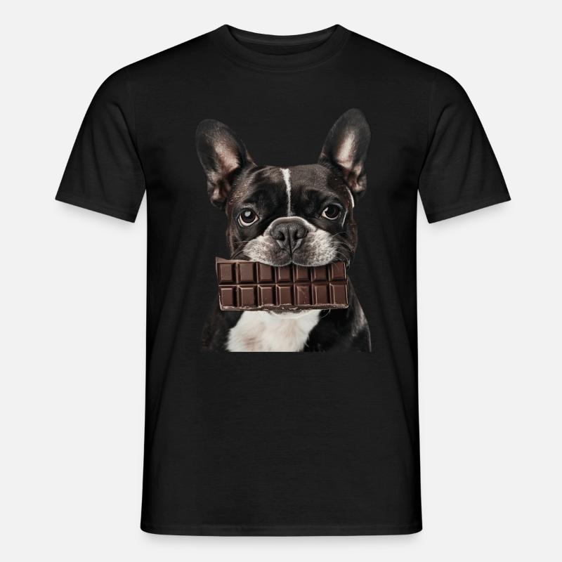 Boston Terrier - Männer T-Shirt - Schwarz