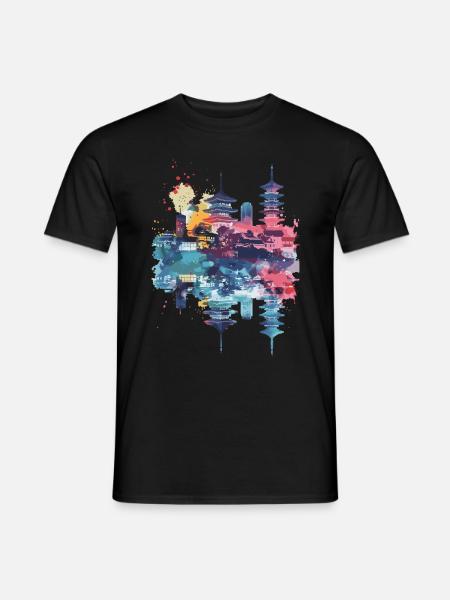 Himeji - T-shirt homme - noir
