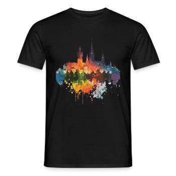 Midden-Groningen - Men's T-Shirt - black - Front - AI Model Male 178 light (178cm)
