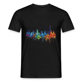 Betuwe Ouest - T-shirt homme - noir - Devant - AI Model Male 178 light (178cm)