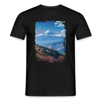 Japan - Männer T-Shirt - Schwarz - Vorne - AI Model Male 178 light (178cm)