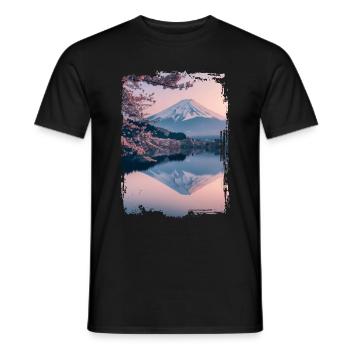 Japan - Men's T-Shirt - black - Front - AI Model Male 178 light (178cm)