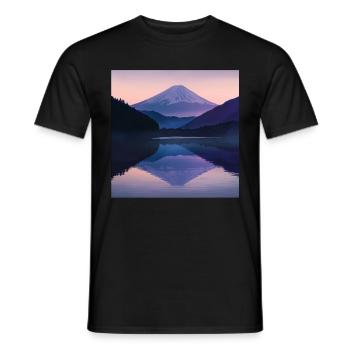 Japan - Männer T-Shirt - Schwarz - Vorne - AI Model Male 178 light (178cm)