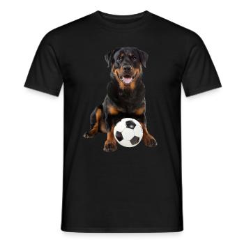 Rottweiler - T-shirt homme - noir - Devant - AI Model Male 178 light (178cm)