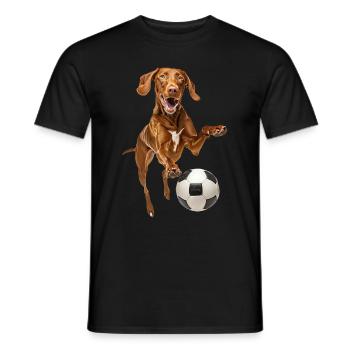 Vizsla - Männer T-Shirt - Schwarz - Vorne - AI Model Male 178 light (178cm)